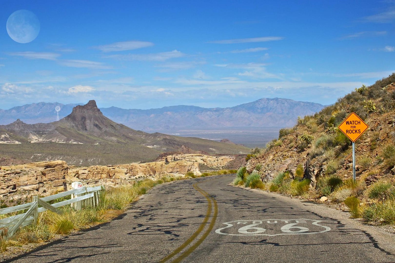 Route 66 in Arizona.