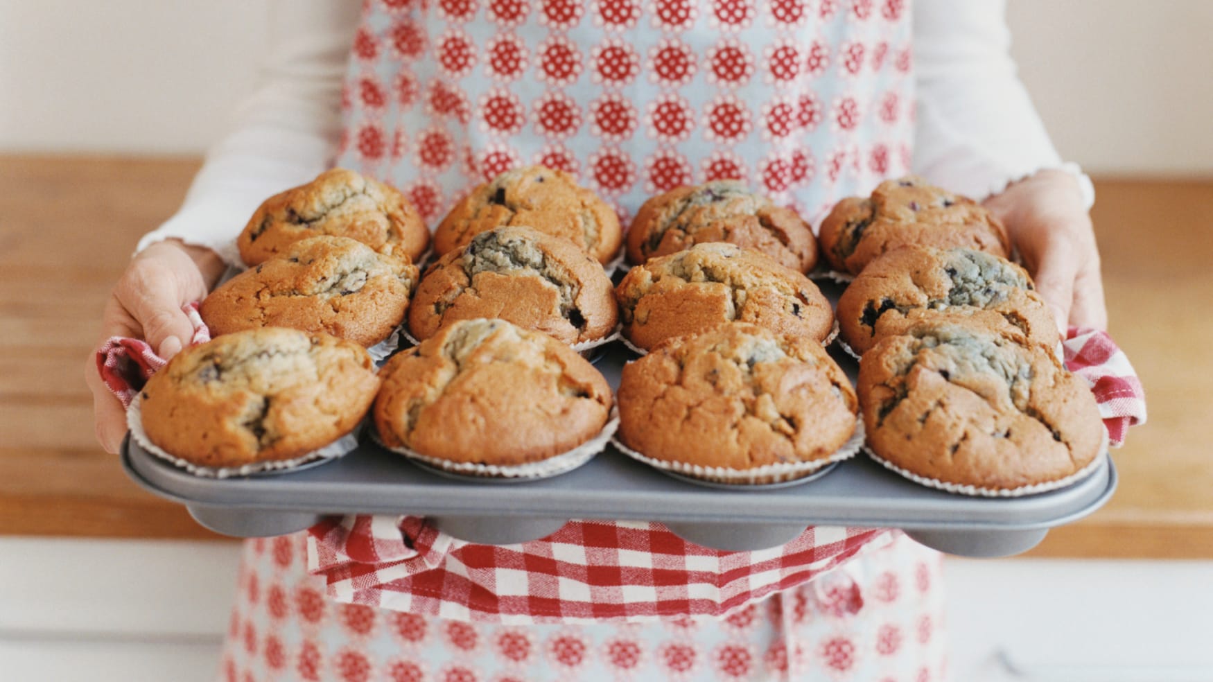 Frühstückmuffins können gut vorbereitet werden.