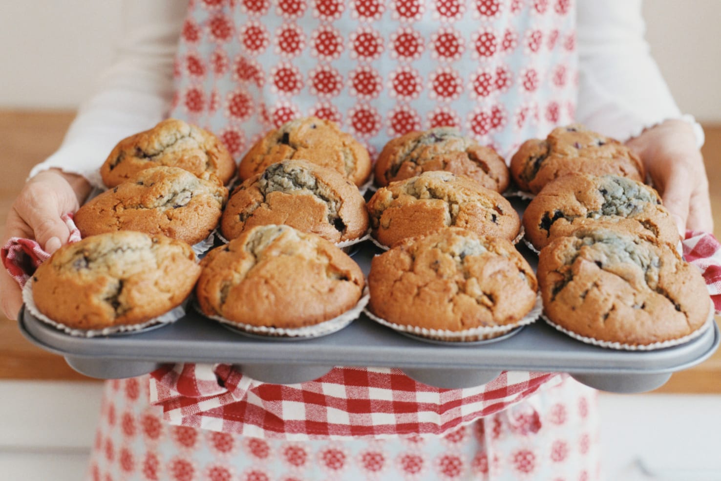 Frühstückmuffins können gut vorbereitet werden.