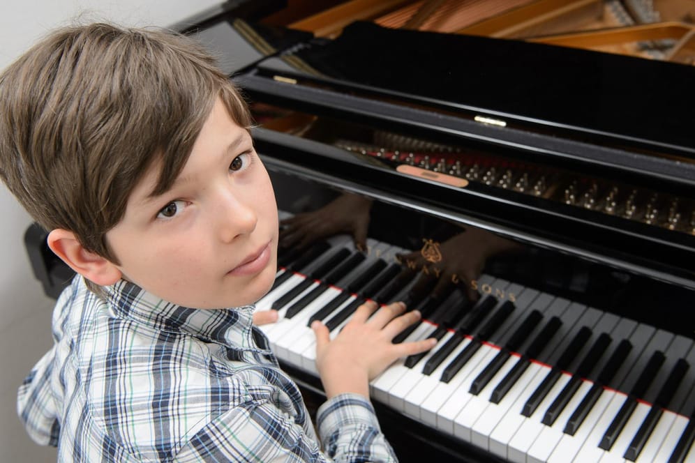Der zwölfjährige David Vorraber hat beim Wettbewerb "Jugend komponiert" einen Förderpreis gewonnen.