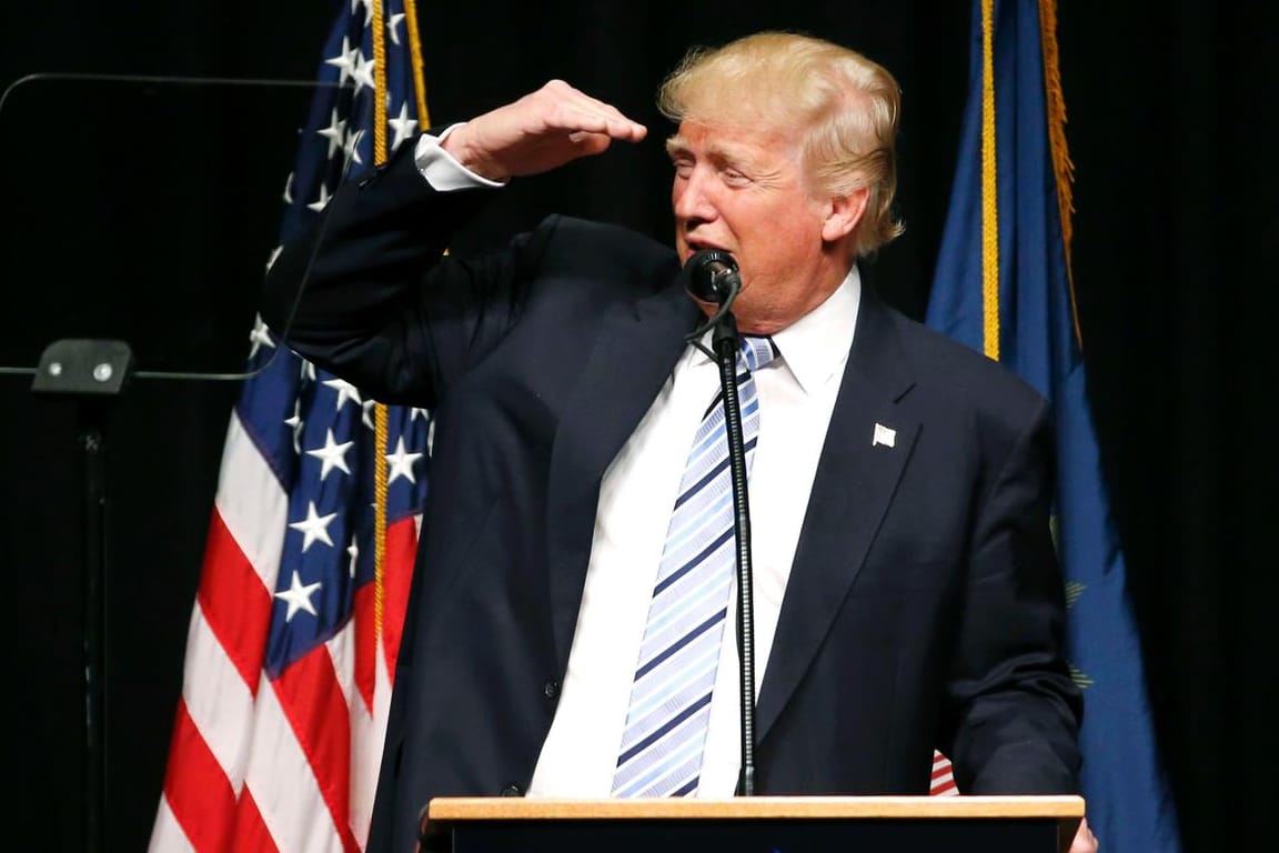 Donald Trump hält den Klimawandel für "Schwindel".