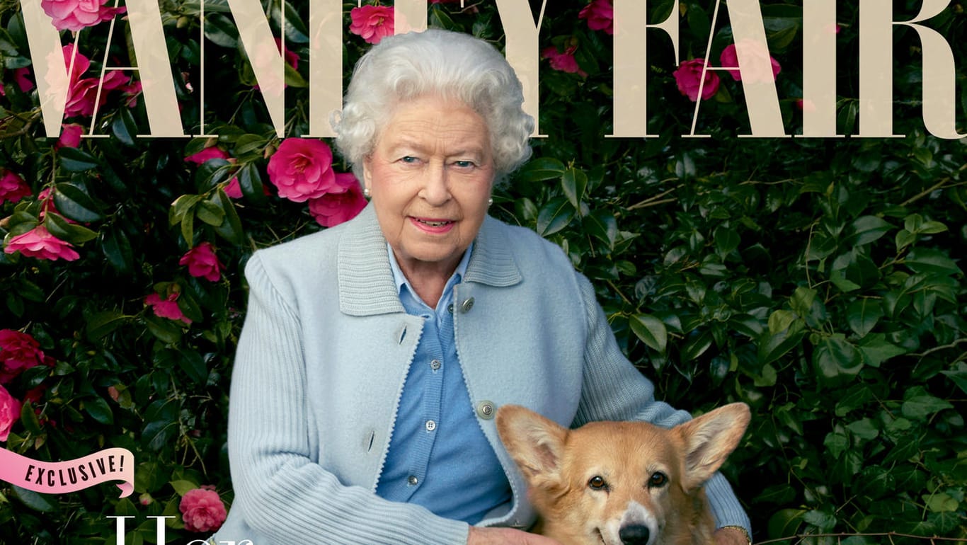Die Queen ließ sich mit ihren Hunden ablichten.