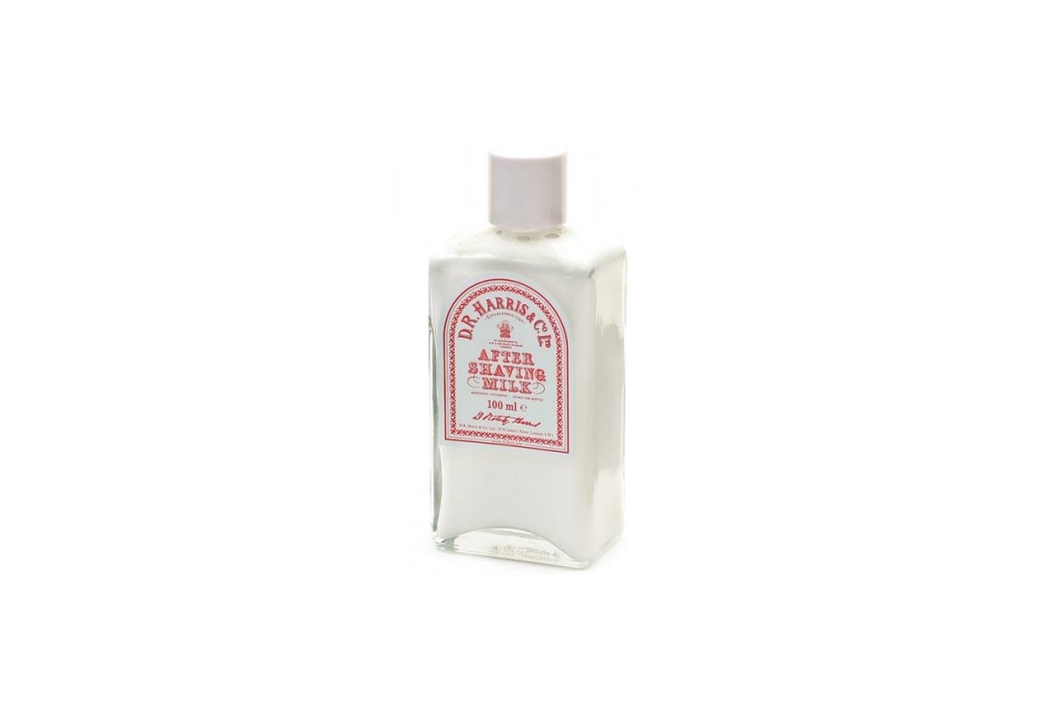Die Aftershave Milk von Dr. Harris (100 ml um 29 Euro) spendet trockener Haut willkommene Feuchtigkeit.