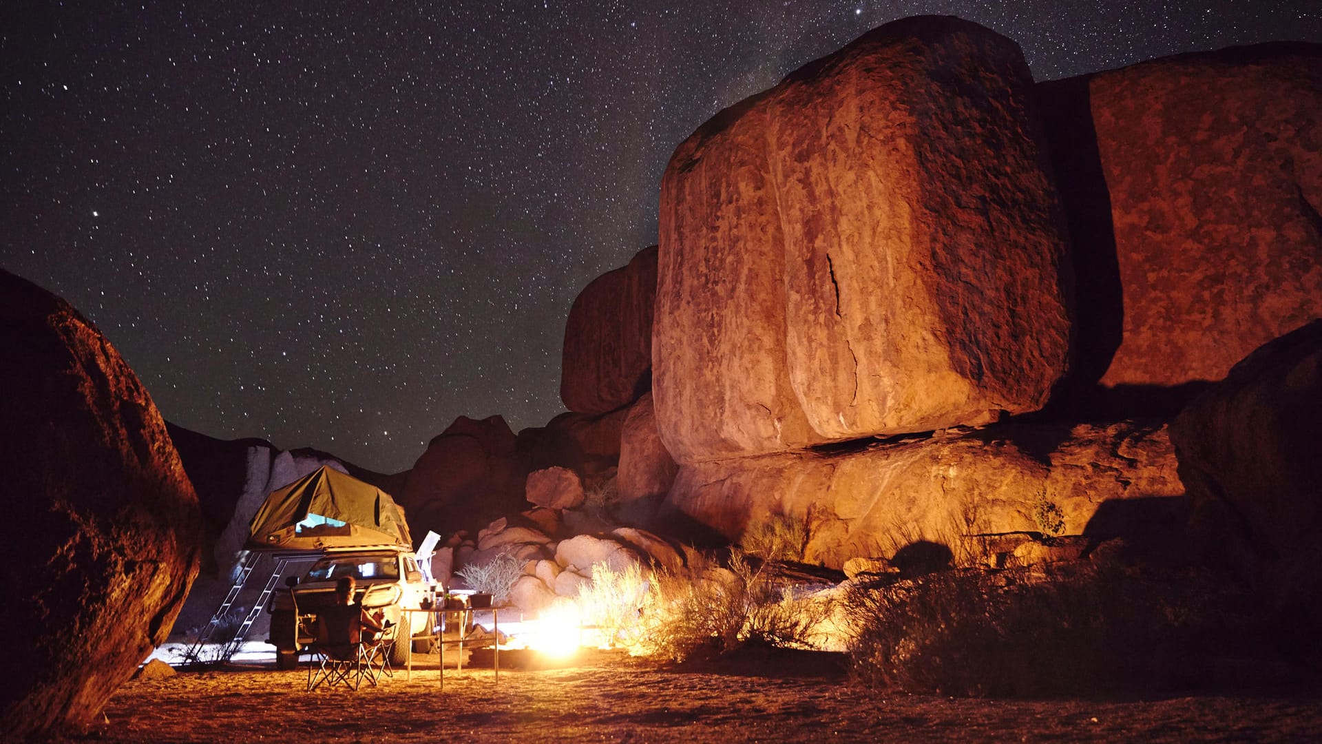 "Die Welt von Morgen": Familien-Camp in atemberaubender Kulisse im Richtersveld-Transfrontier-Nationalpark in Südafrika.