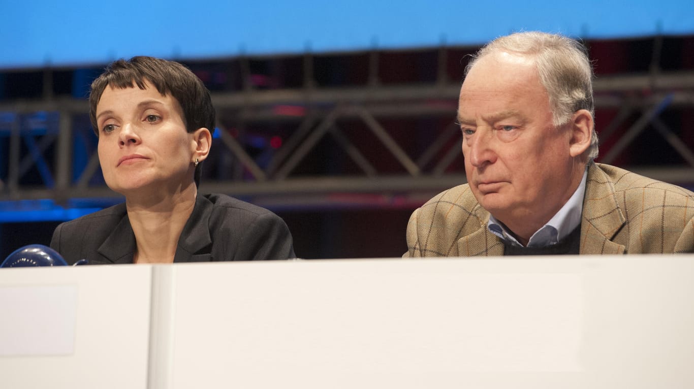 Geraten in der Öffentlichkeit immer häufiger aneinander: AfD-Chefin Frauke Petry und ihr Stellvertreter Alexander Gauland.