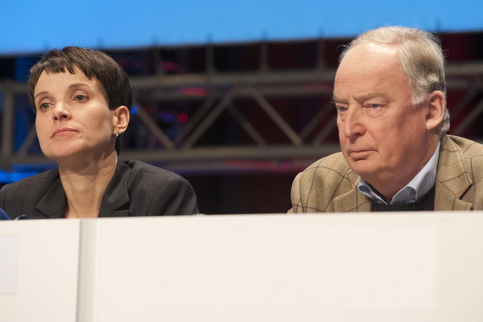 Geraten in der Öffentlichkeit immer häufiger aneinander: AfD-Chefin Frauke Petry und ihr Stellvertreter Alexander Gauland.