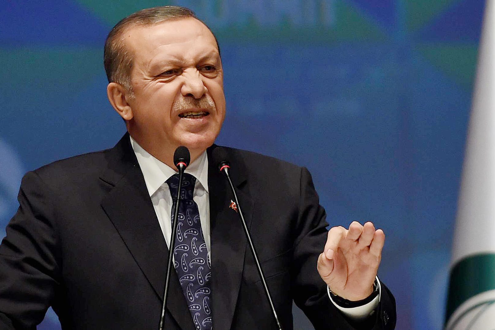 Recep Tayyip Erdogan ist sehr enttäuscht von der deutschen Kanzlerin.