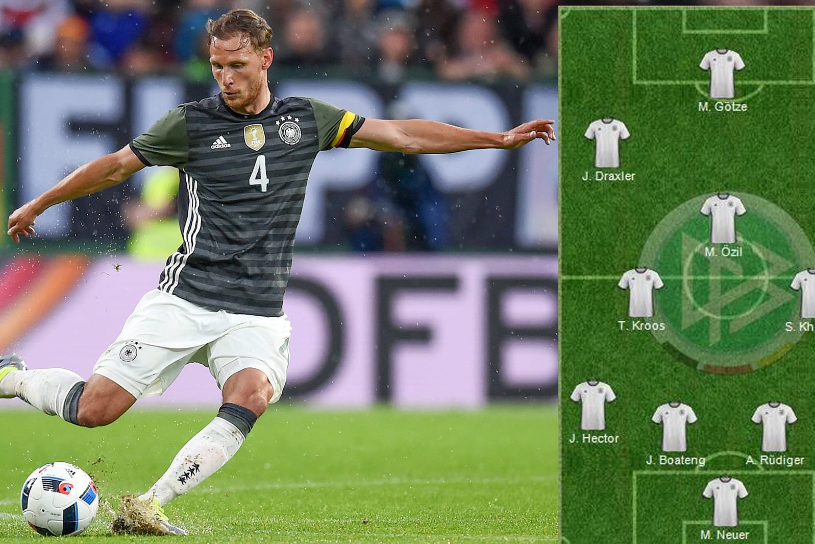 Benedikt Höwedes spielt gegen Ungarn von Beginn an.