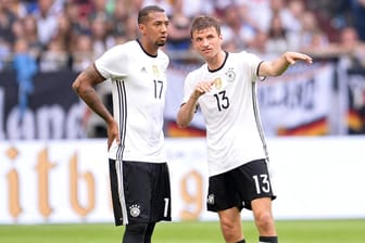 Führungspersönlichkeiten: Jerome Boateng und Thomas Müller haben das Zeug zum Boss im DFB-Team.