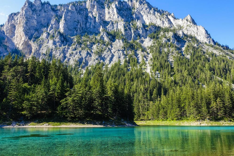 Der Grüne See in der Steiermark bei Tragöß. Seine Entstehung ist etwas ganz besonderes.