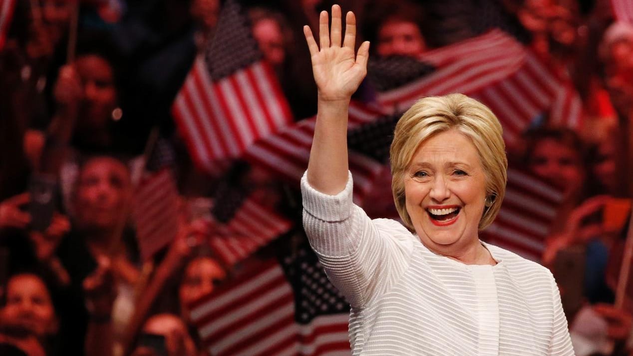 Hillary Clinton wird für die US-Präsidentschaft einer großen Partei die erste Kandidatin sein. Hillary Clinton wird für die US-Präsidentschaft einer großen Partei die erste Kandidatin sein.
