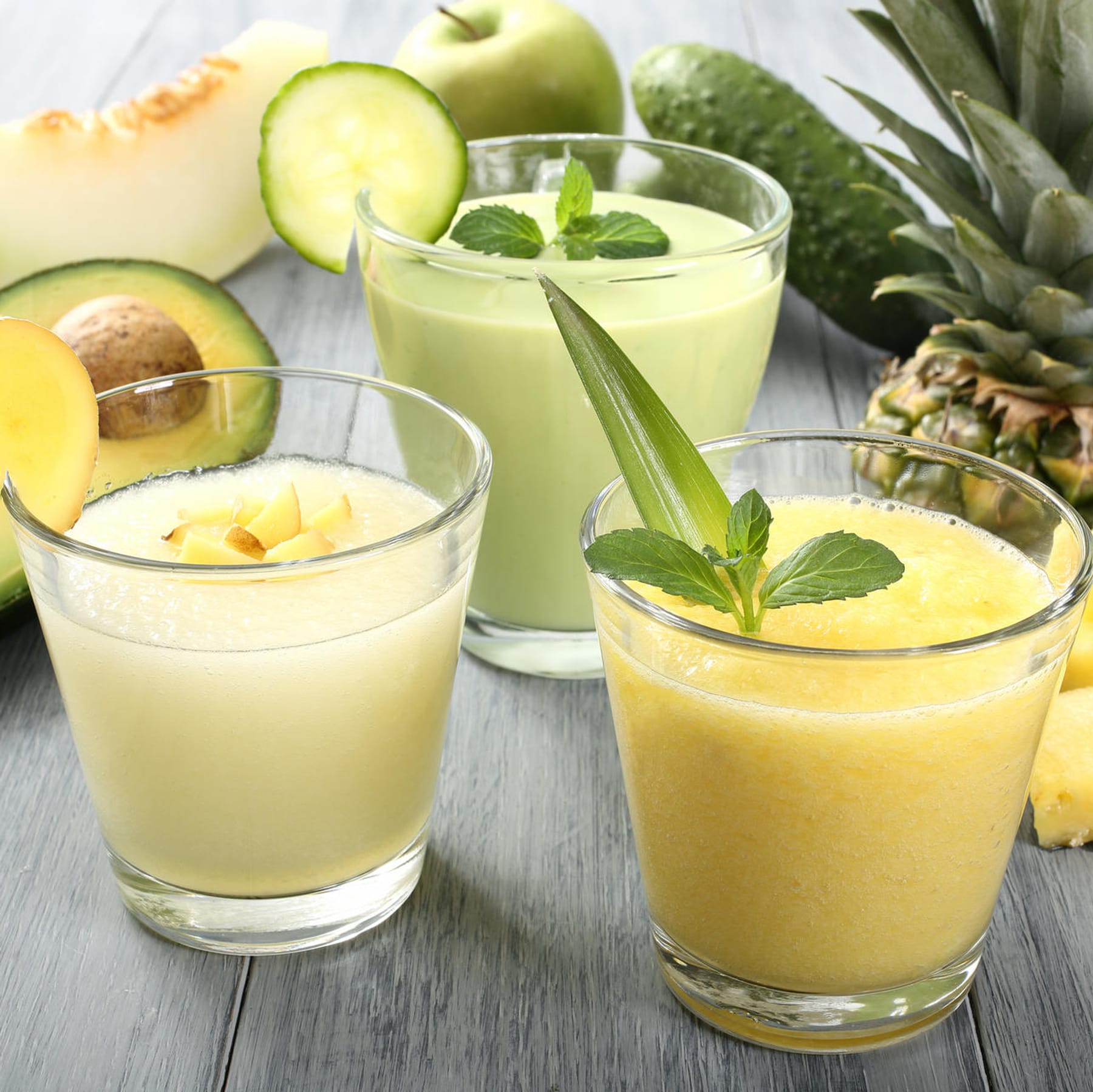Galiamelone-Smoothie: Leckerer Sommerdrink mit Ananas