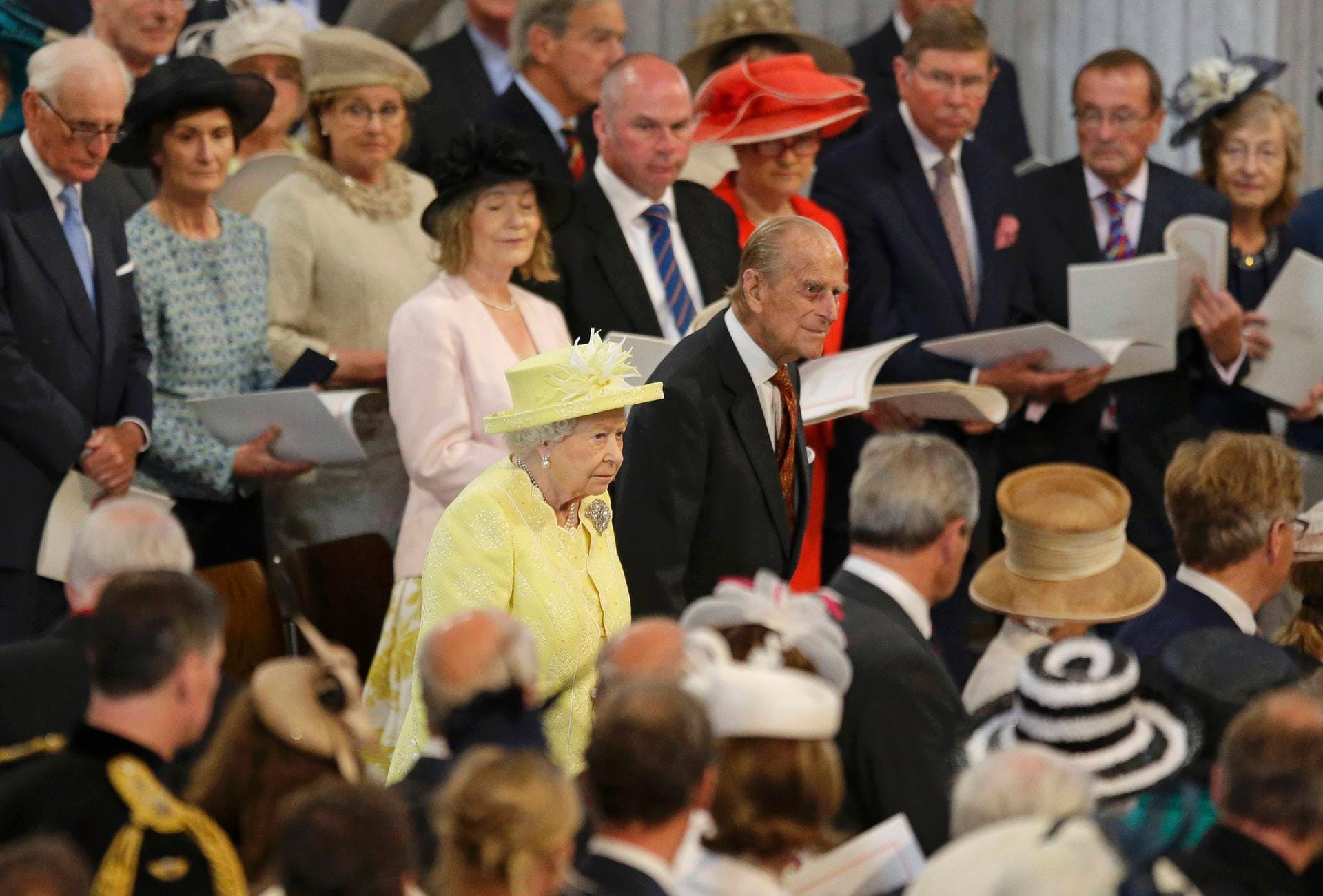 Auch an seinem 95. Geburtstag an der Seite der Queen: ihr Ehemann Prinz Philip.