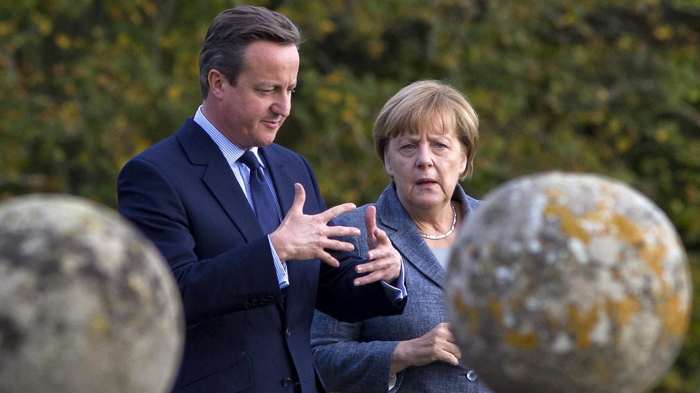 Der britische Regierungschef David Cameron und Kanzlerin Angela Merkel blicken mit Sorge auf das anstehende Referendum.