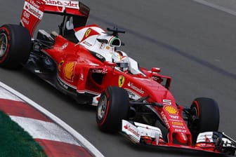 Sebastian Vettel hatte beim dritten Training in Kanada die Nase vorn.