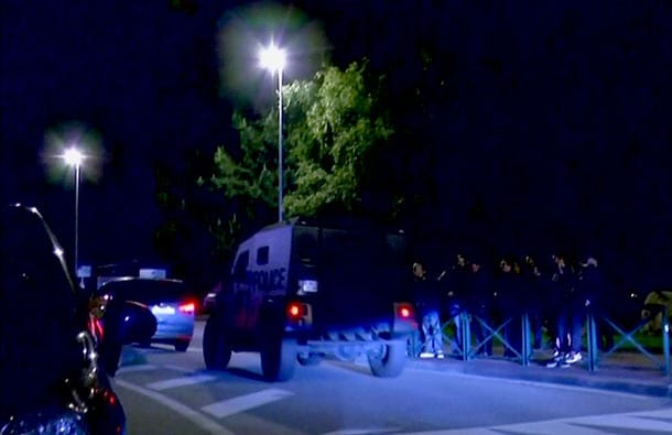 Einsatzfahrzeuge der französischen Polizei