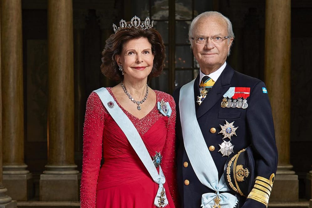 Königin Silvia und König Carl XVI. Gustaf von Schweden feiern am 19. Juni 2016 ihren 40. Hochzeitstag.