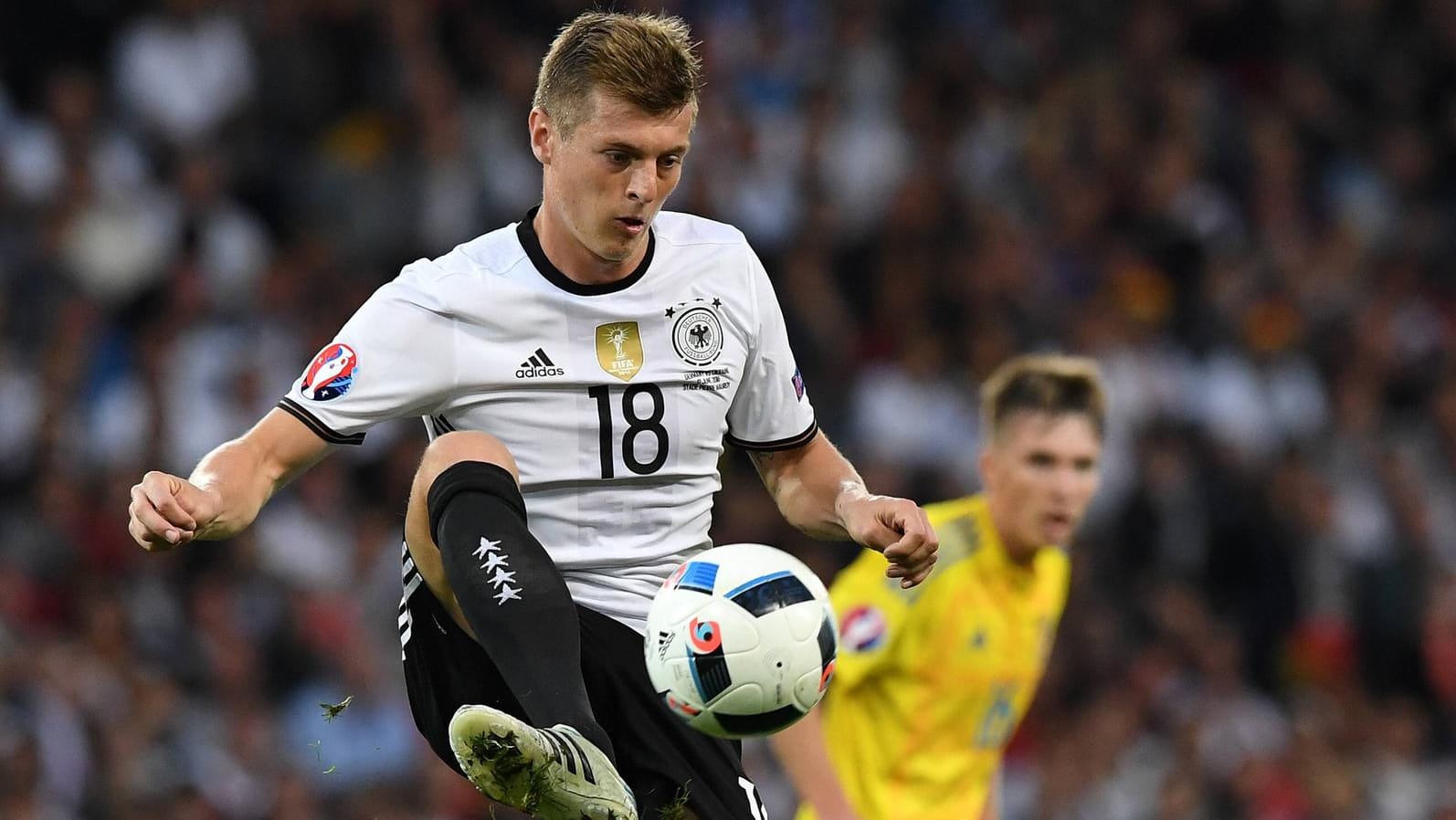 Toni Kroos war auch hinsichtlich der "Packing"-Statistik beim EM-Auftaktsieg der deutschen Nationalmannschaft gegen die Ukraine der überragende Akteur.