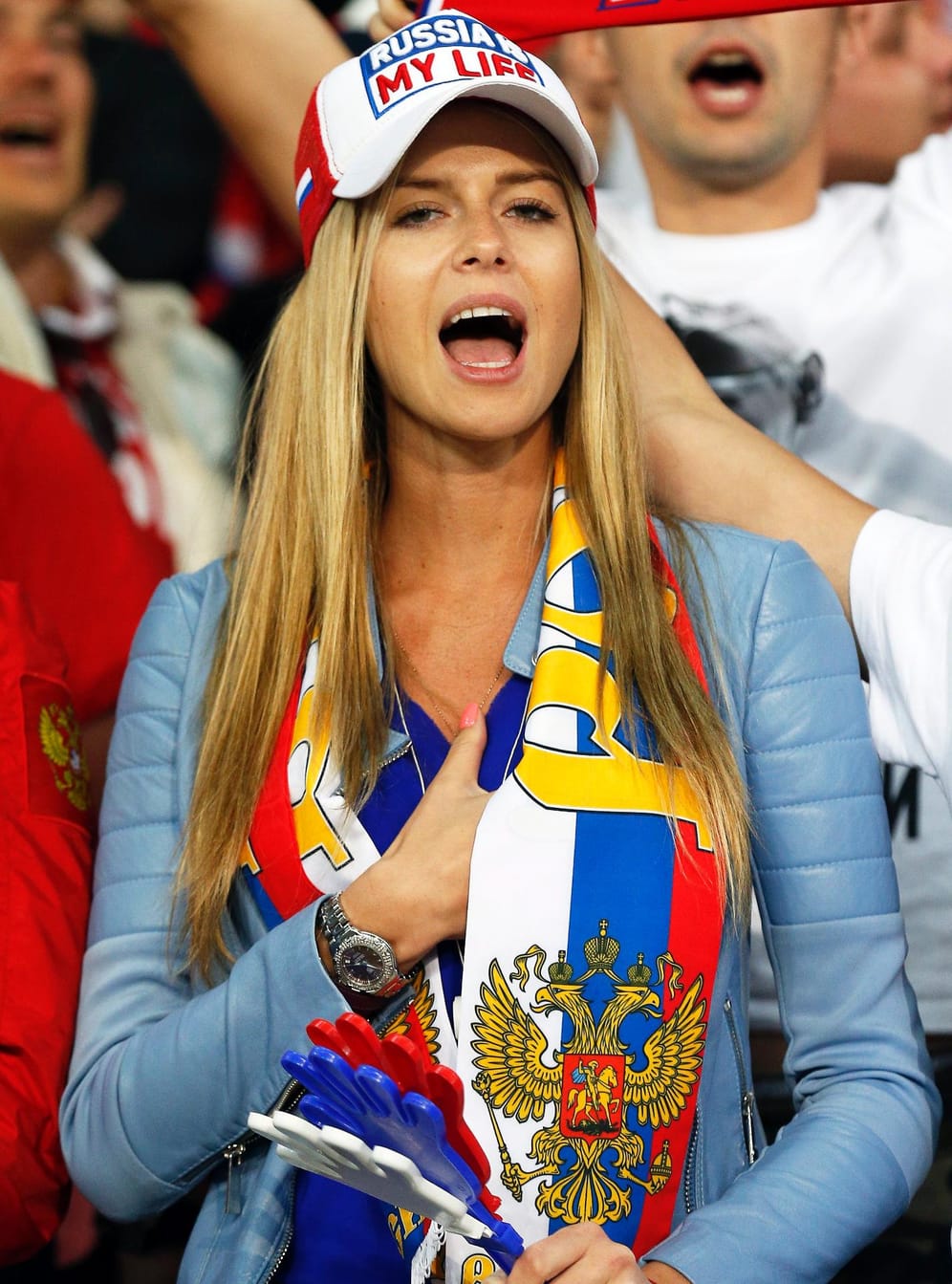 Leider verlor Russland das zweite Spiel gegen die Slowakei. An den Fans lag es sicher nicht.