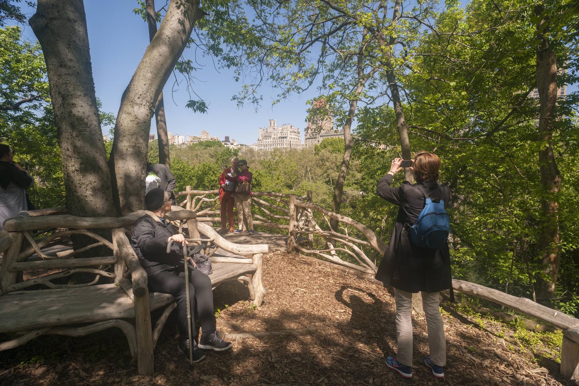 Das "Hallett Nature Sanctuary" im Central Park in New York eröffnet am 1. Juli 2016 wieder für die Öffentlichkeit.
