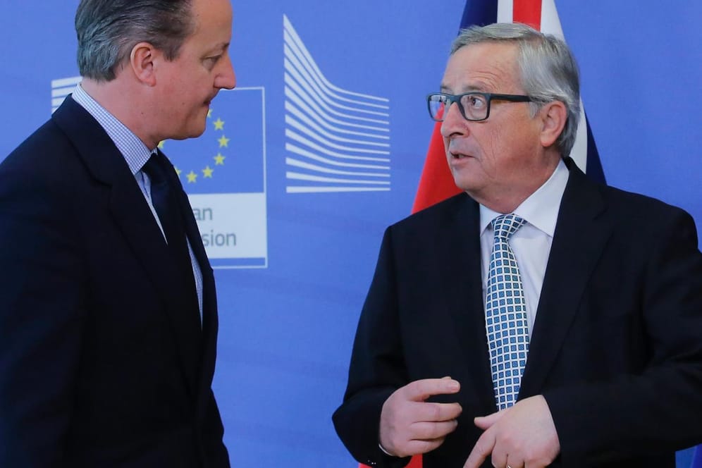 David Cameron und Jean-Claude Juncker: Der EU droht eine Krise.