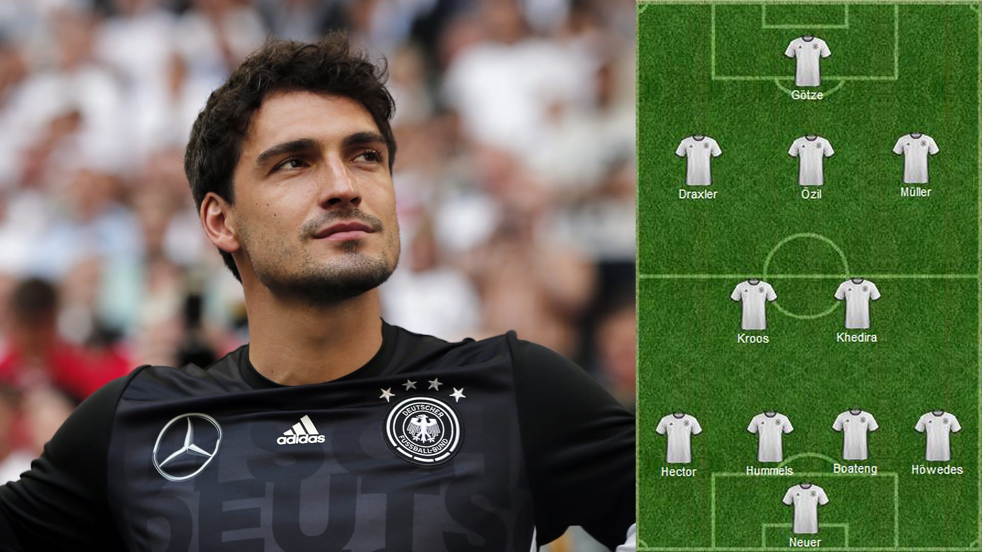 Mats Hummels steht in der Startelf gegen Polen.