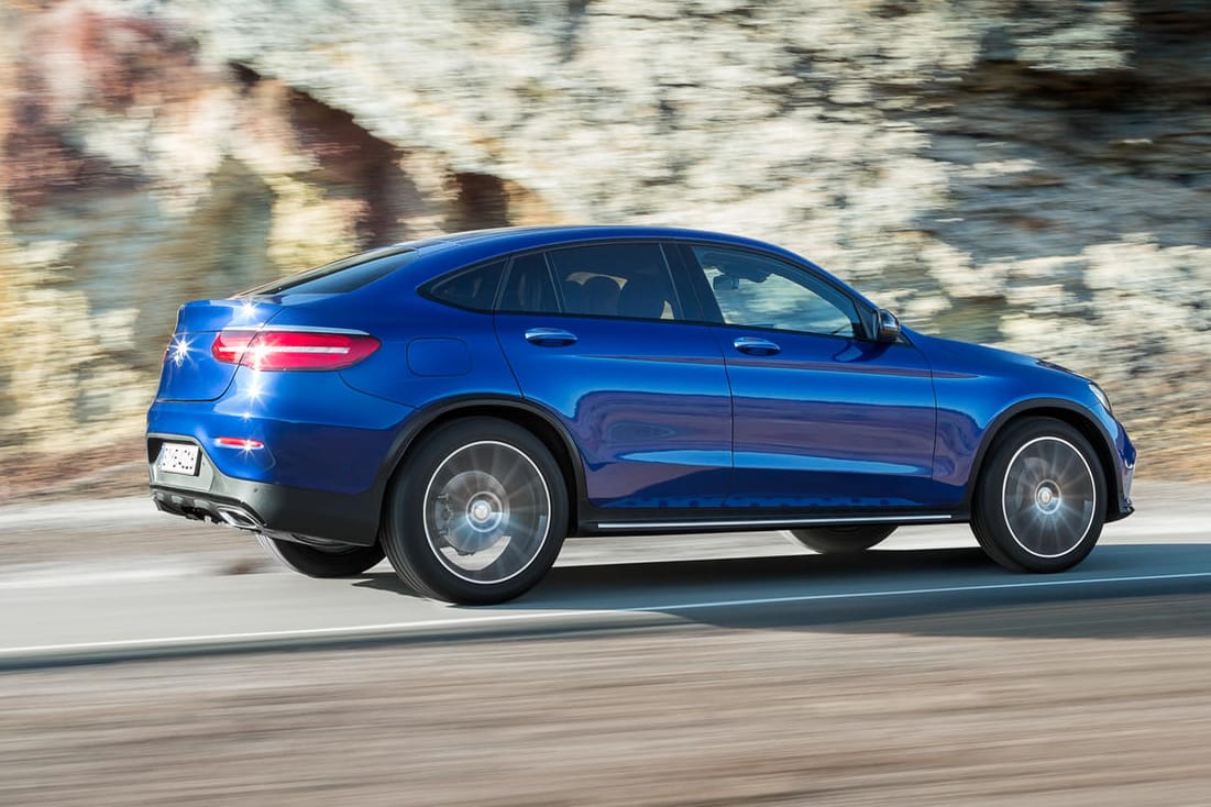 Mercedes-Benz GLC Coupé startet mit drei Versionen.