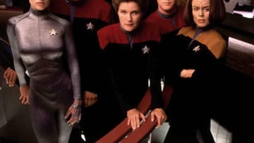 Die "Voyager"-Crew. "Star Trek - Raumschiff Voyager" wurde von 1995 bis 2001 gedreht.