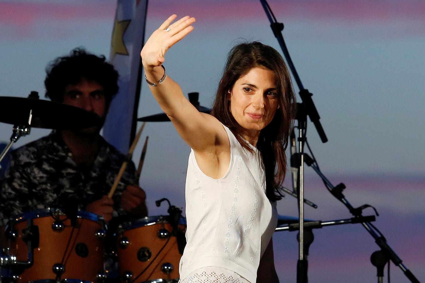 Virginia Raggi ist die Favoritin bei der Bürgermeisterwahl Rom.