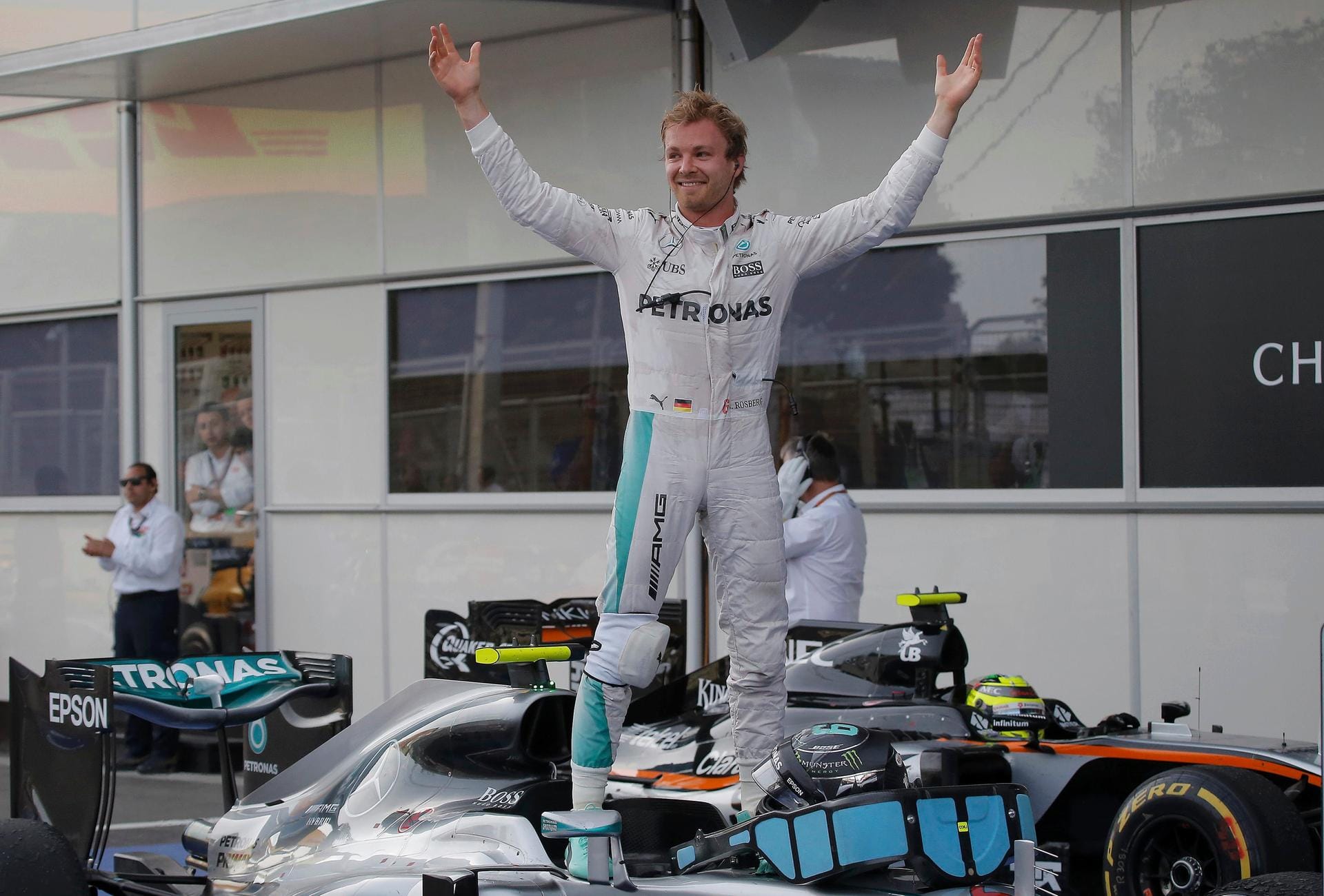 Mann des Tages: Nico Rosberg fuhr in Baku in seiner eigenen Welt.