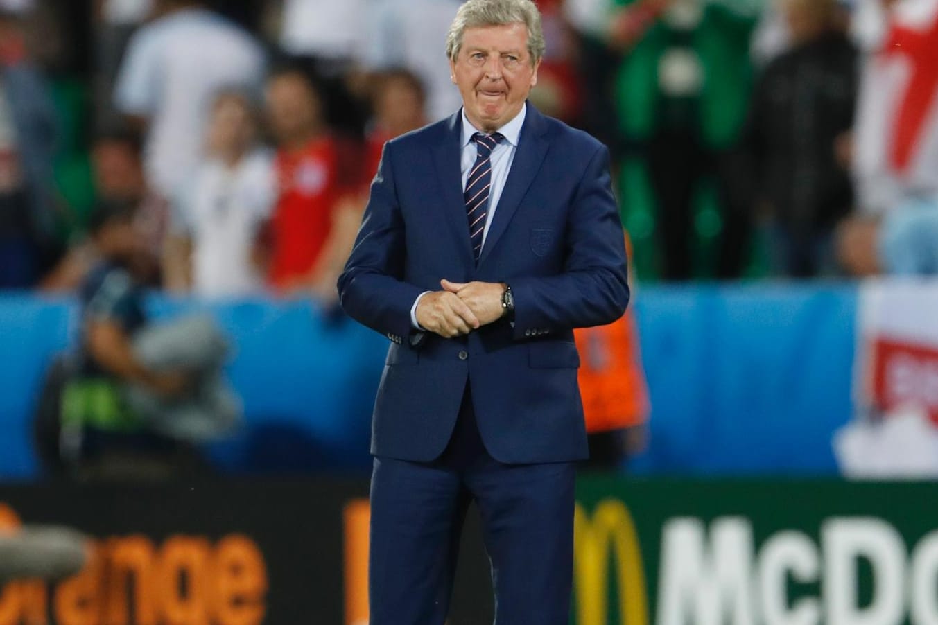 Die Taktik von Trainer Roy Hodgson ist nicht aufgegangen.