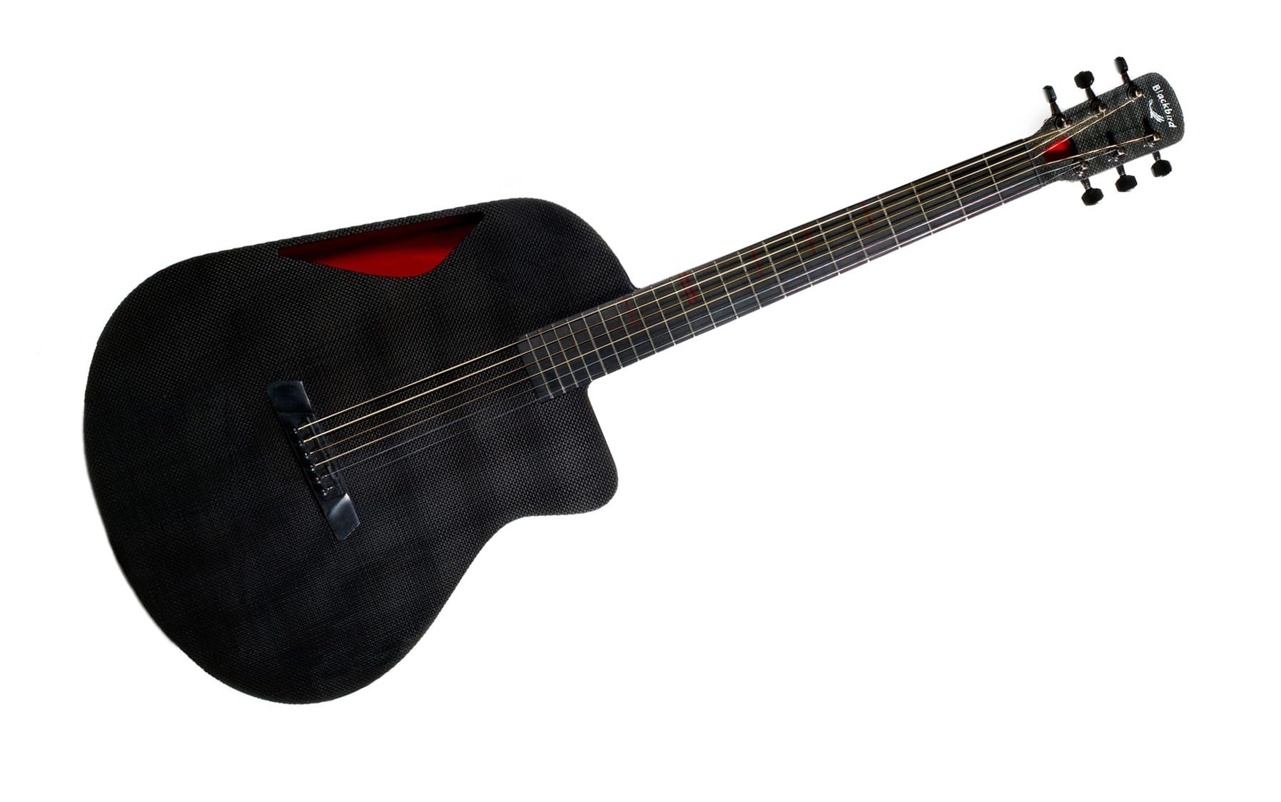 Selbst für Gitarren eignet sich Carbon hervorragend: Korpus und Hals der Blackbird bestehen daraus. Die Akustikgitarre kostet etwa 2500 Dollar - umgerechnet rund 2200 Euro.