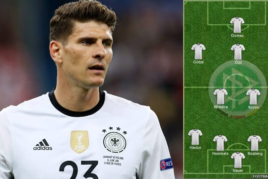 Mario Gomez beginnt gegen Nordirland - und auch Joshua Kimmich bekommt eine Chance.