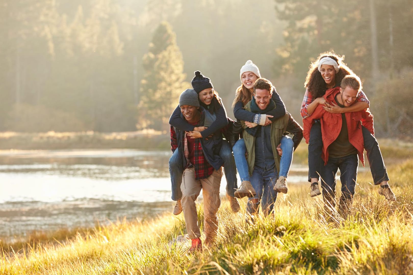 Ein gemeinsamer Ausflug oder Outdoor Trip ist ein spannendes neues Erlebniss