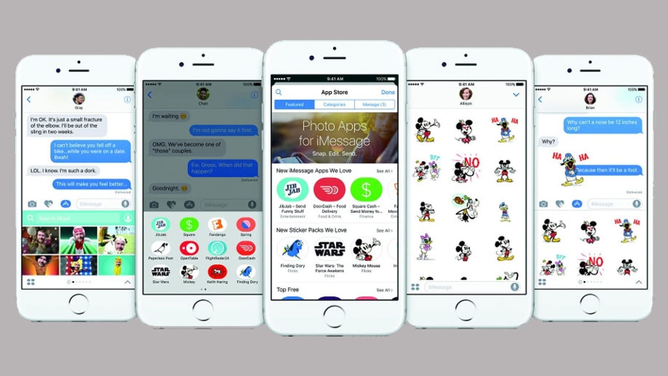 Apple bohrt seinen Nachrichten-App iMessage mit neuen Funktionen auf.