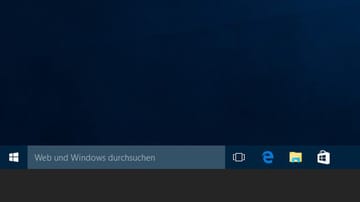 Windows 10 zeigt auf der Startleiste andere Programme als die Vorgängerversionen.