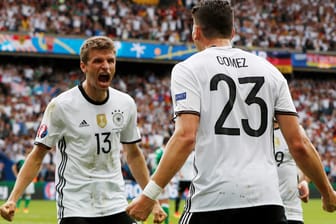 Sieggaranten unter sich: Thomas Müller (li) und Mario Gomez.
