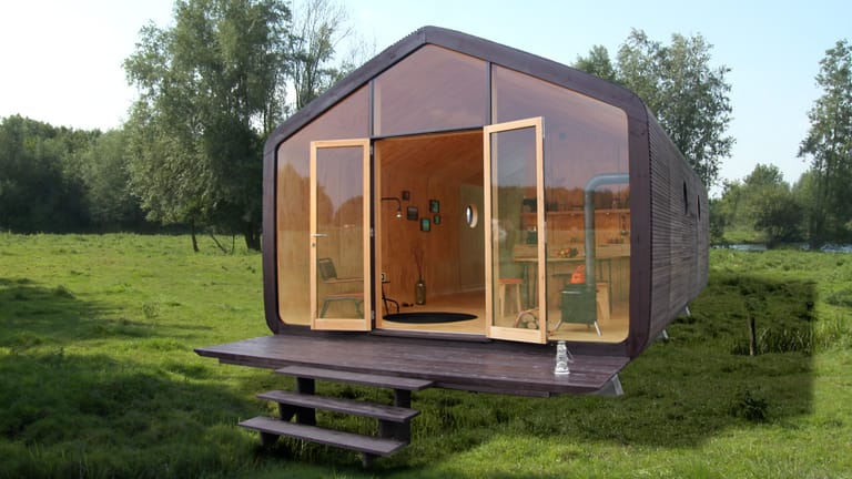 Wikkelhouse mit Glasfront