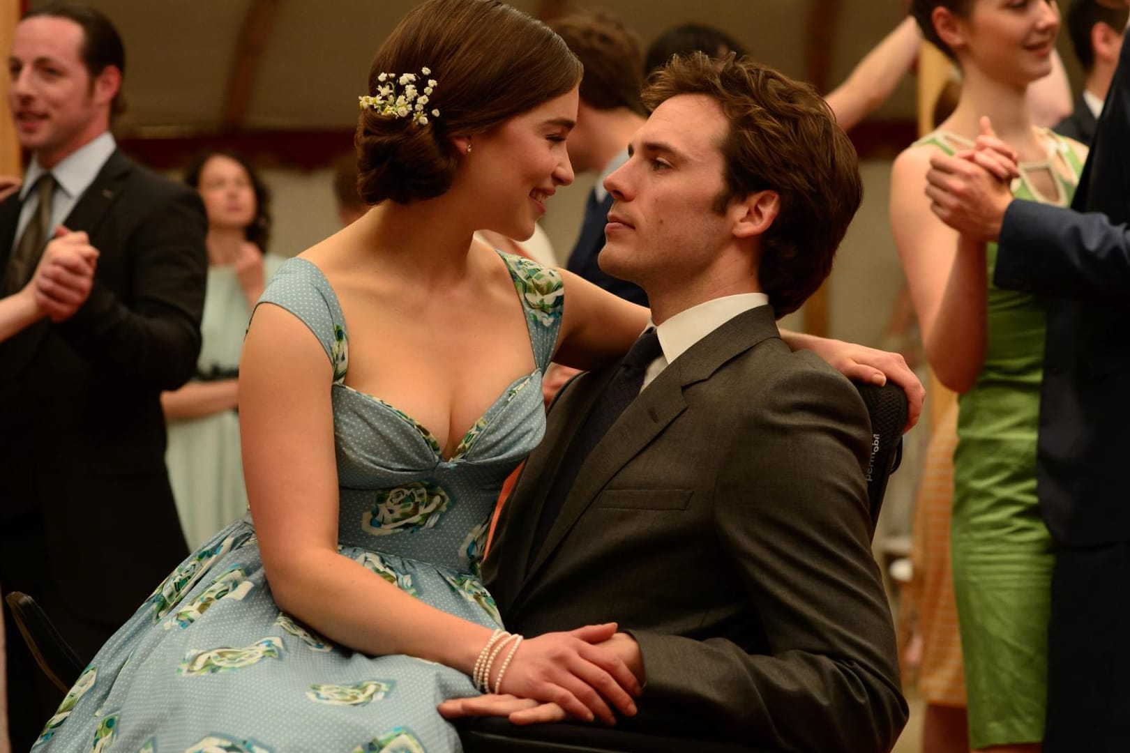 Emilia Clarke als Louisa Clark und Sam Claflin als Will Traynor.