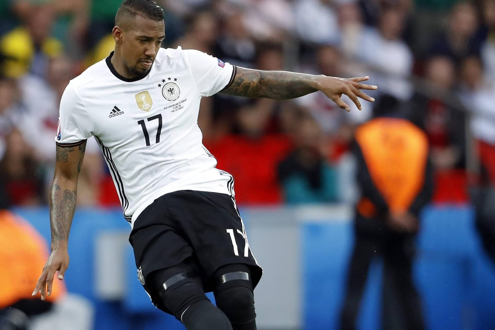 Jerome Boateng, hier vor seiner Auswechslung im Spiel gegen Nordirland.