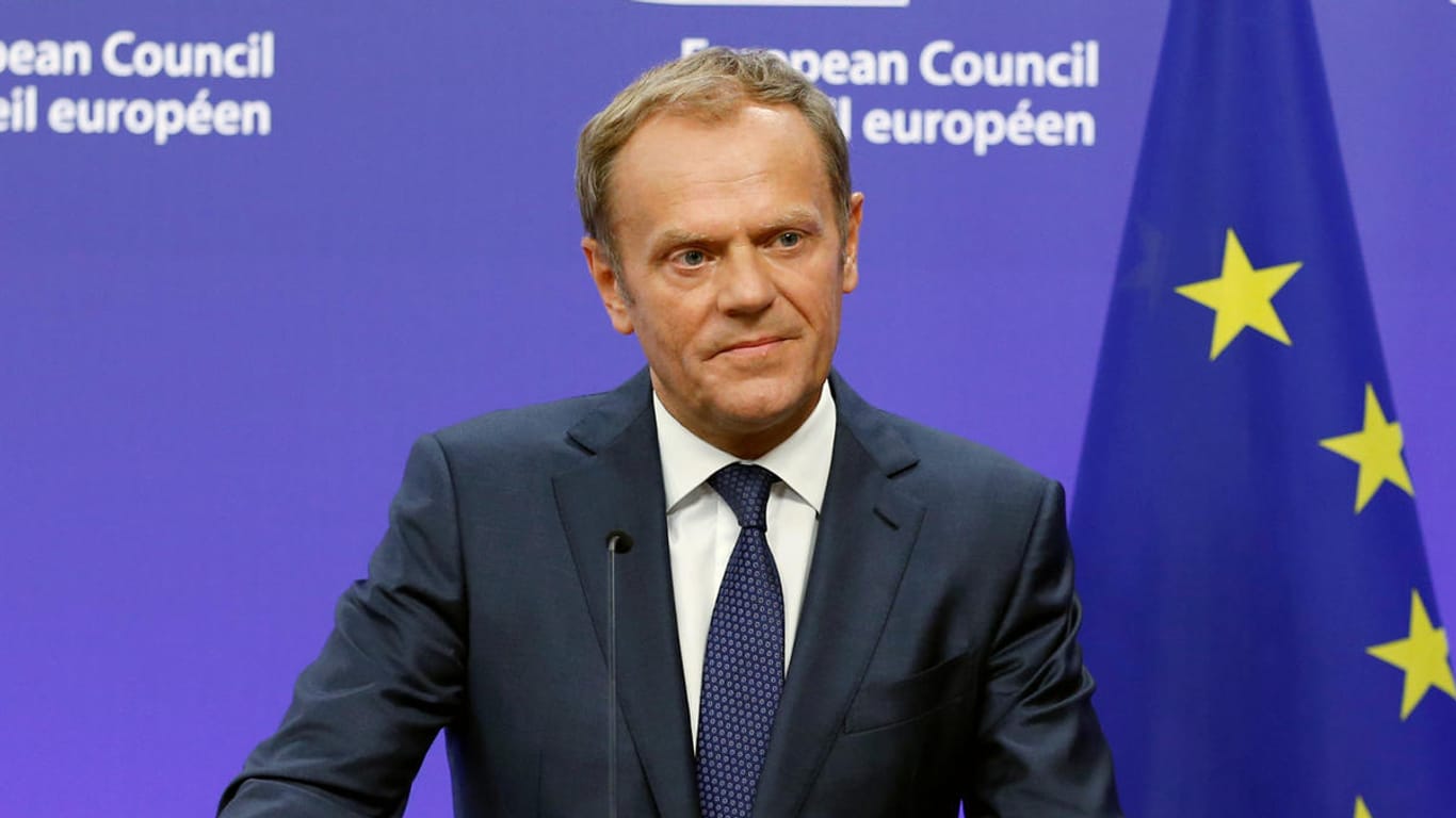 EU-Ratspräsident Donald Tusk: "Jede Verzögerung würde die Unsicherheit unnötig verlängern."