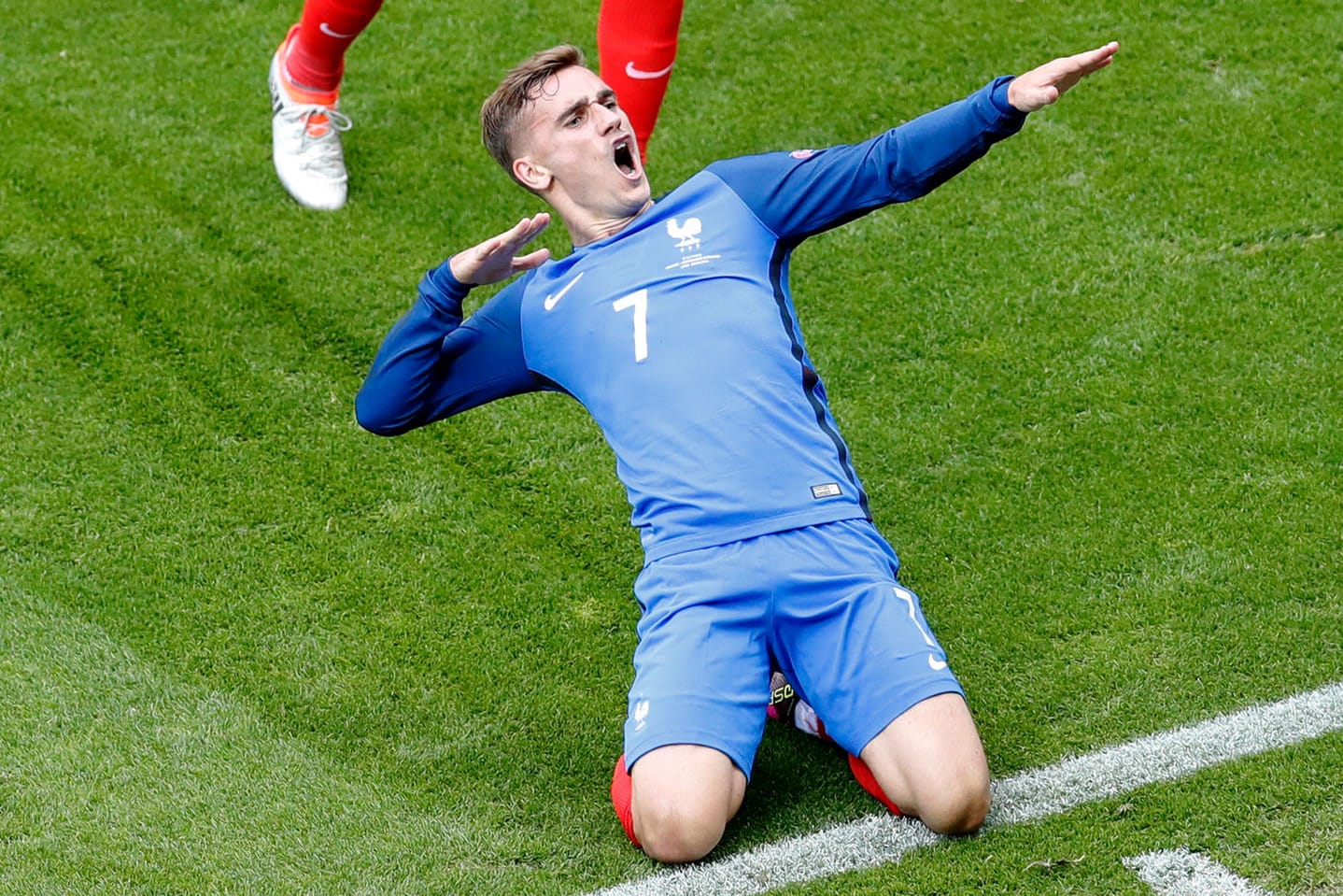 Antoine Griezmann war gegen Irland gleich mit zwei Toren erfolgreich.