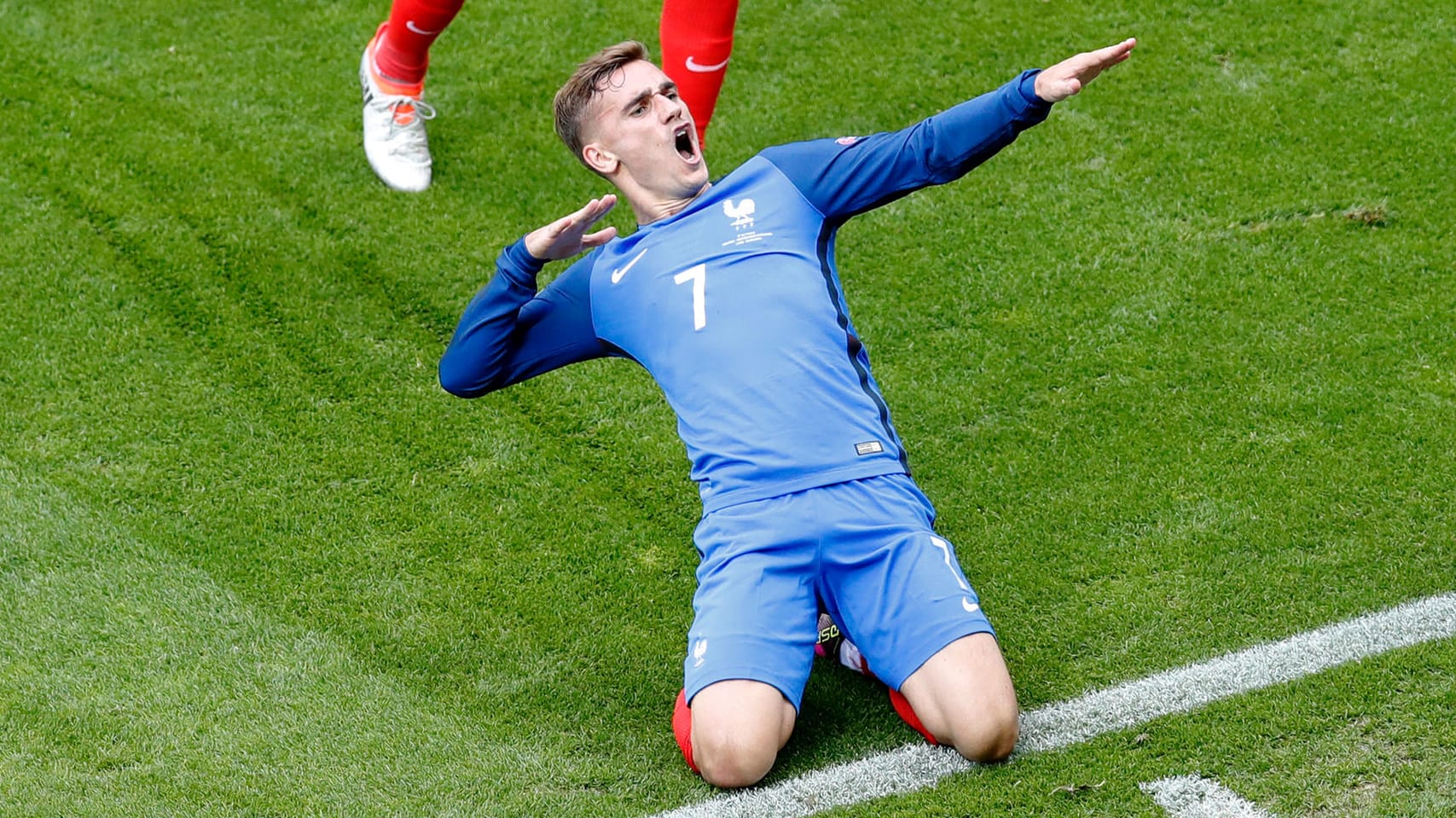 Antoine Griezmann war gegen Irland gleich mit zwei Toren erfolgreich.