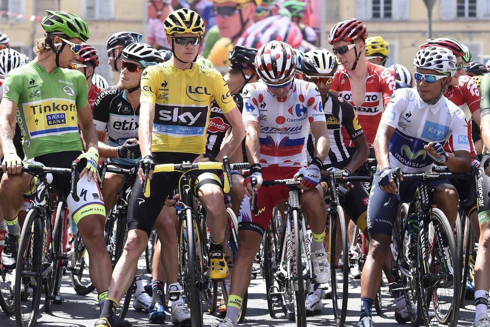 Spitzenverdiener: Die Wertungstrikots bei der Tour der France bringen ordentlich Geld ein.