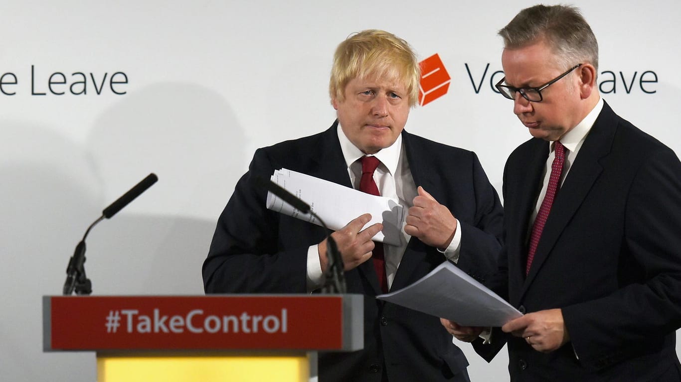 Vom Freund zum Todfeind: Boris Johnson (links) mit seinem ehemaligen Helfer Michael Gove.
