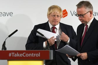 Vom Freund zum Todfeind: Boris Johnson (links) mit seinem ehemaligen Helfer Michael Gove.