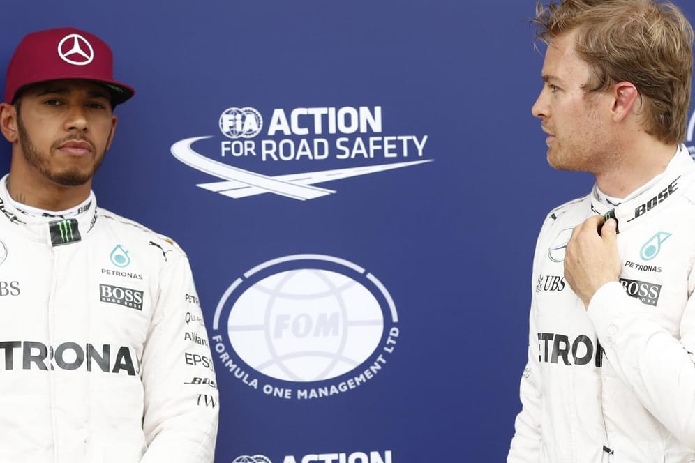 Schon lange keine guten Kumpels mehr: Lewis Hamilton (links) und Nico Rosberg.