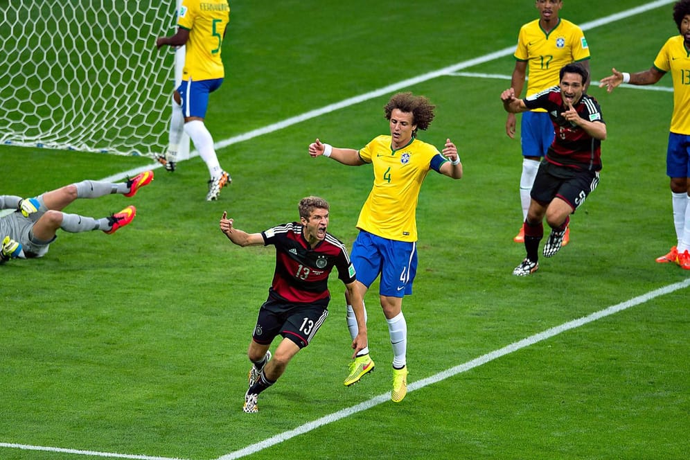 Deutschland fertigte Gastgeber Brasilien im WM-Halbfinale 2014 mit 7:1 ab.