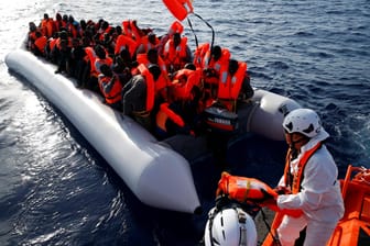 Rettungseinsatz im Mittelmeer.