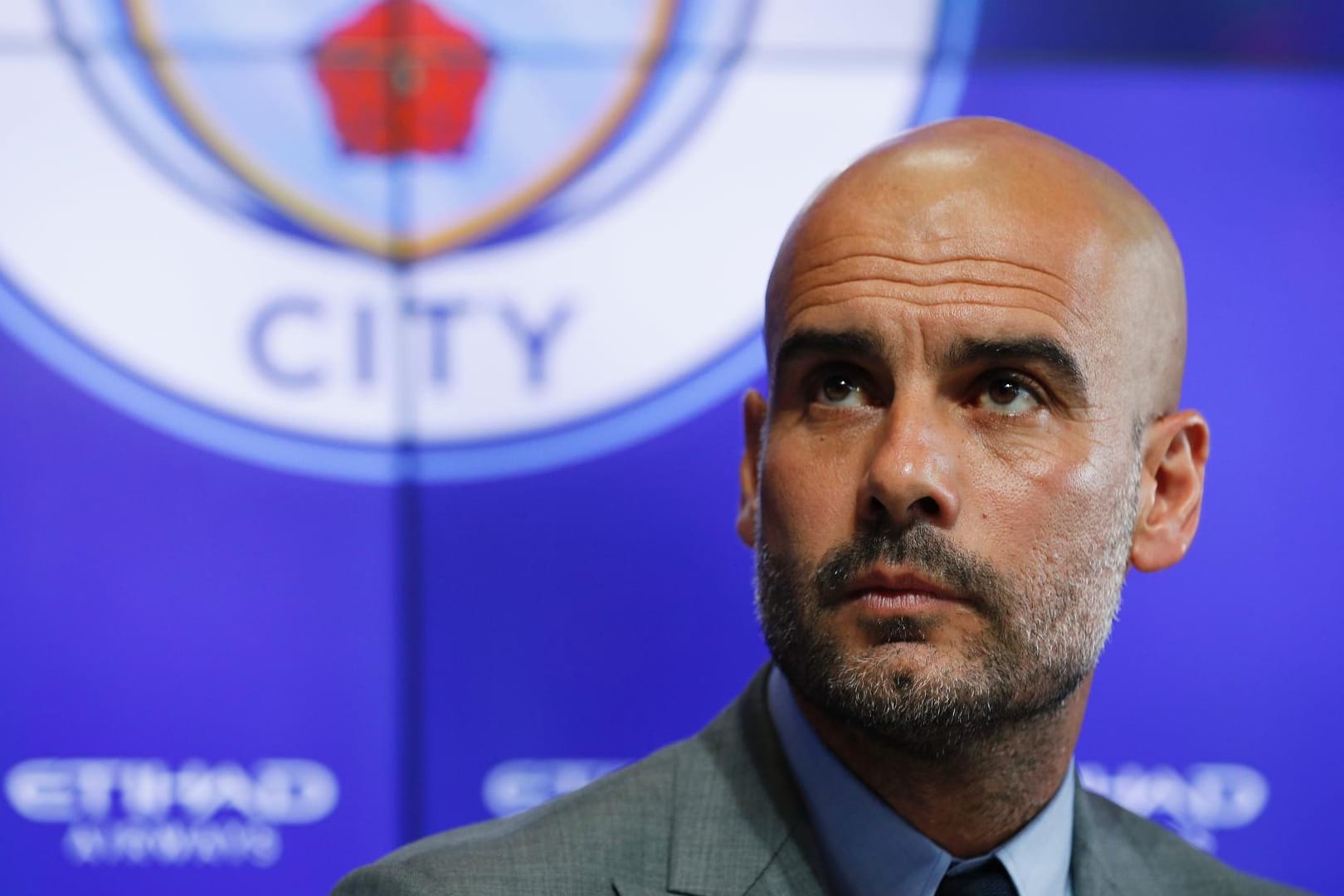 Hatte seinen ersten öffentlichen Auftritt als Coach von ManCity: Pep Guardiola.